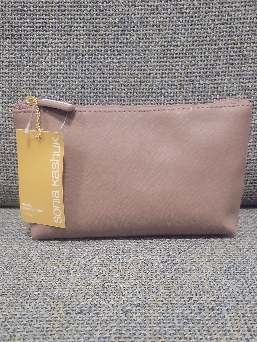 SONIA KASHUK Medium Loaf Makeup and Small Makeup Bag (Set of 2) in Mauve - Picture 4 of 13